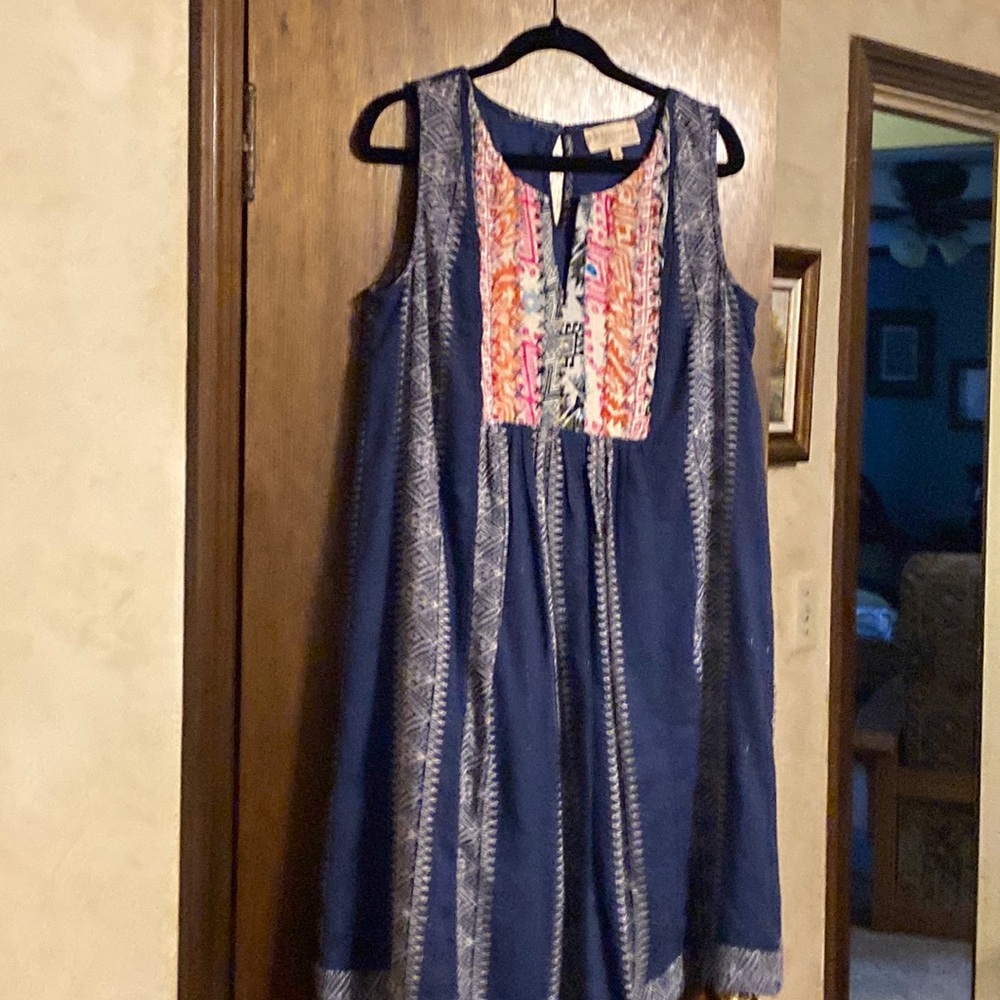 PHILOSOPHY Boho embroidered sun dress
